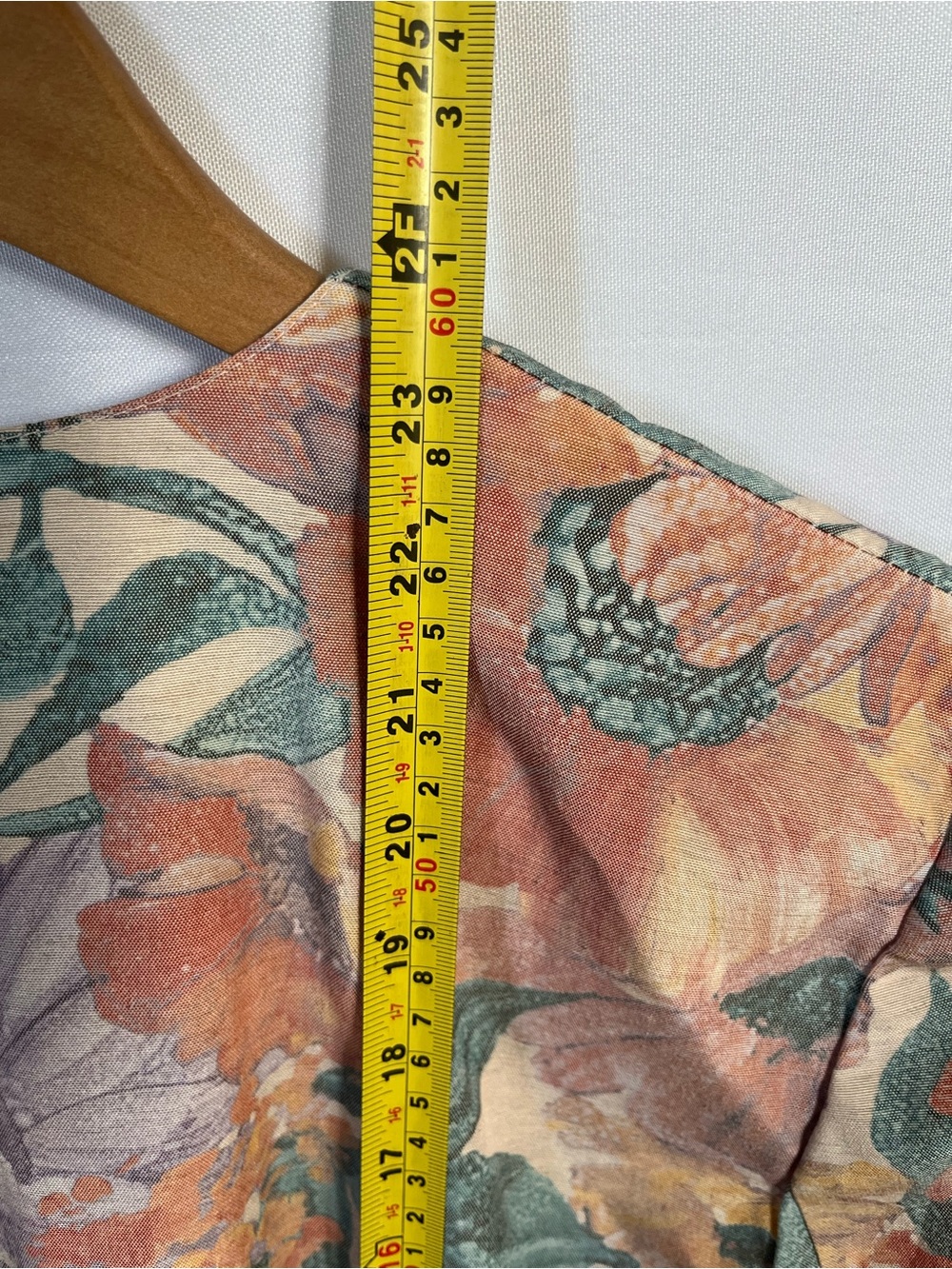 Floral Button-Front Jacket in Multicolor - one button missing - Picture 9 of 12